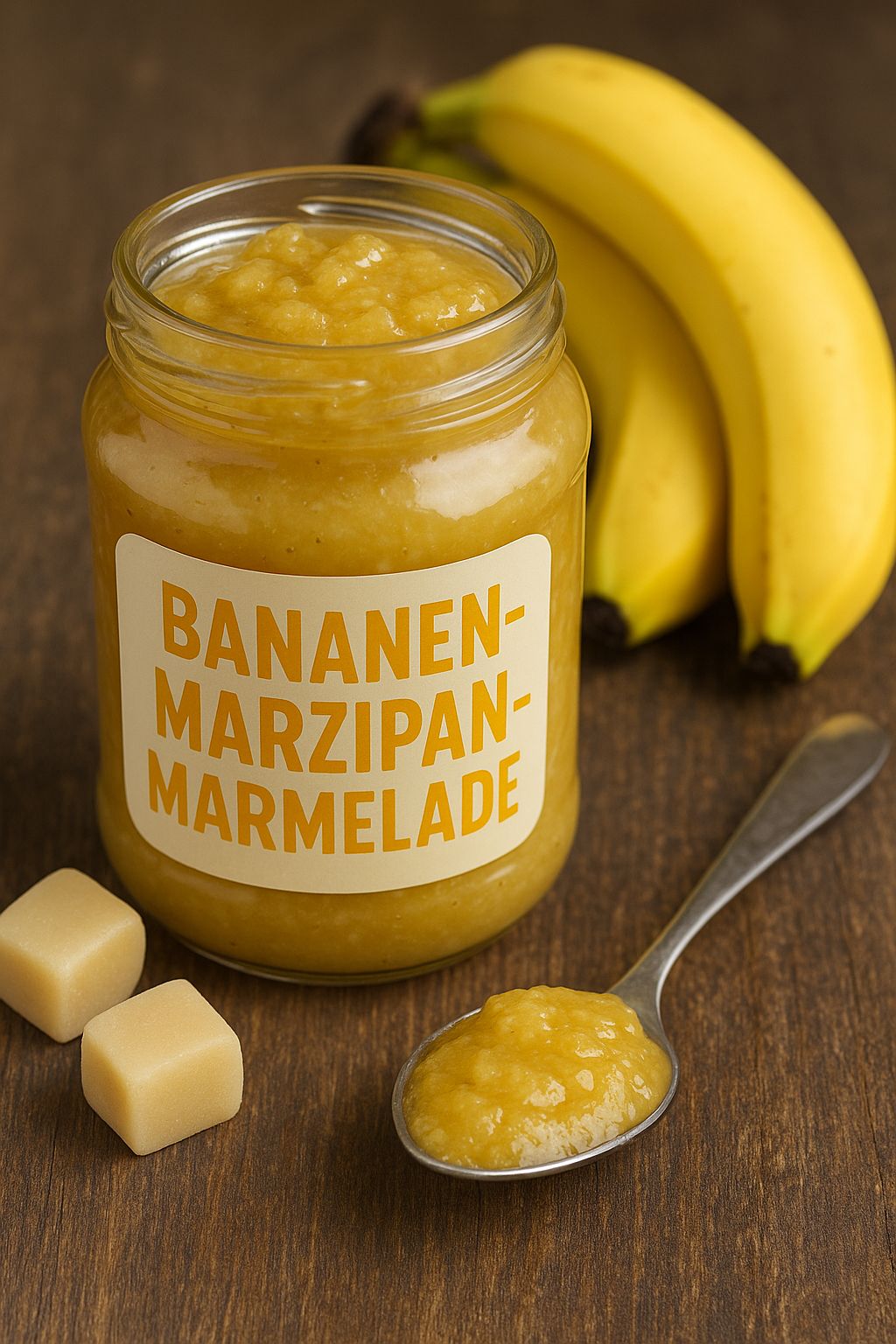 Bild von Bananen-Marzipan-Marmelade – süß, cremig, mit Zitronenschuss!